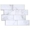 Smart Tiles Smart Tiles 8.38 in. W X 11.56 in. L Gray/White Mosaic Vinyl Adhesive Wall Tile 4 pc SM1080-4 - alternate 1